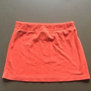 Lacoste mini terry cloth skirt size 42 size 12